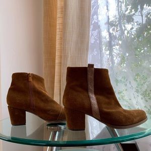 Eric Michael Brown Suede Booties